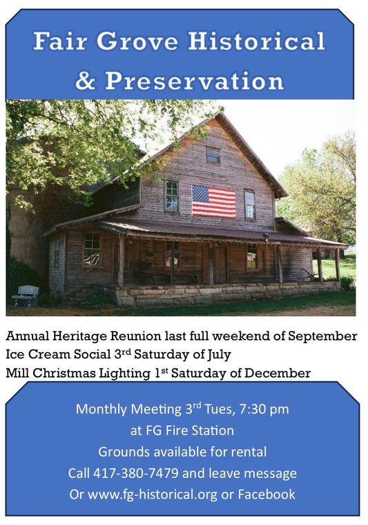 The Fair Grove Historical Society